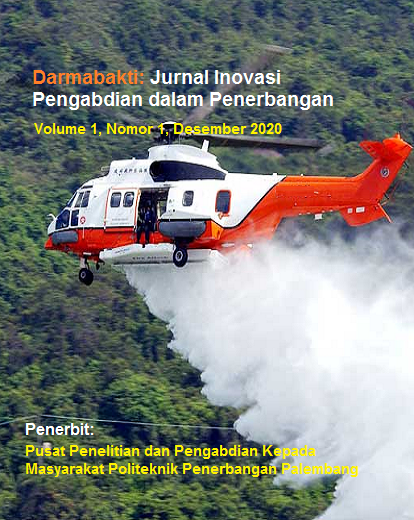 					View Vol. 1 No. 1 (2020): Darmabakti: Jurnal Inovasi Pengabdian dalam Penerbangan
				